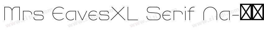 Mrs EavesXL Serif Na字体转换